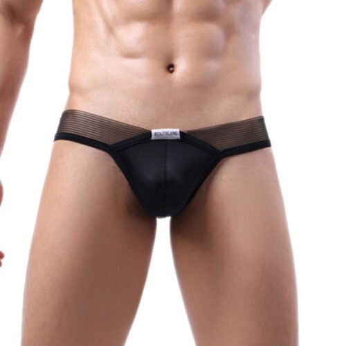 Silk Briefs With Mesh Edge