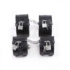 PU Leather Handcuff Toy With Lock - Image 4